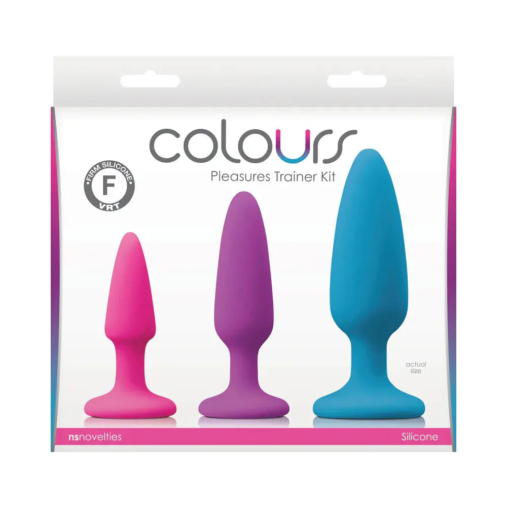 Colours Pleasures Anal Trainer Kit - Anal Plug Set for Anal Stretching  Anal Training