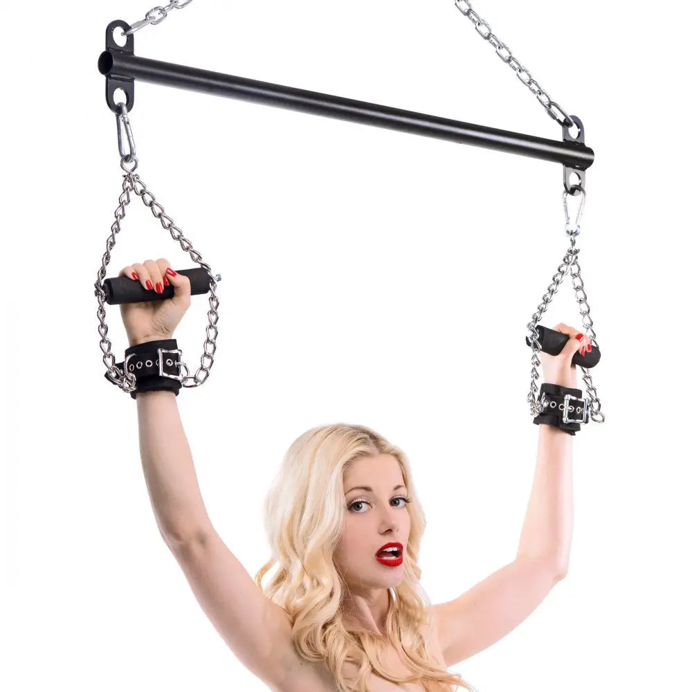 Comfort Grip Leather Suspension Bondage Cuff System  Bondage Gear