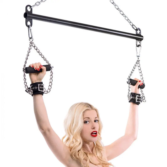 Comfort Grip Leather Suspension Bondage Cuff System  Bondage Gear