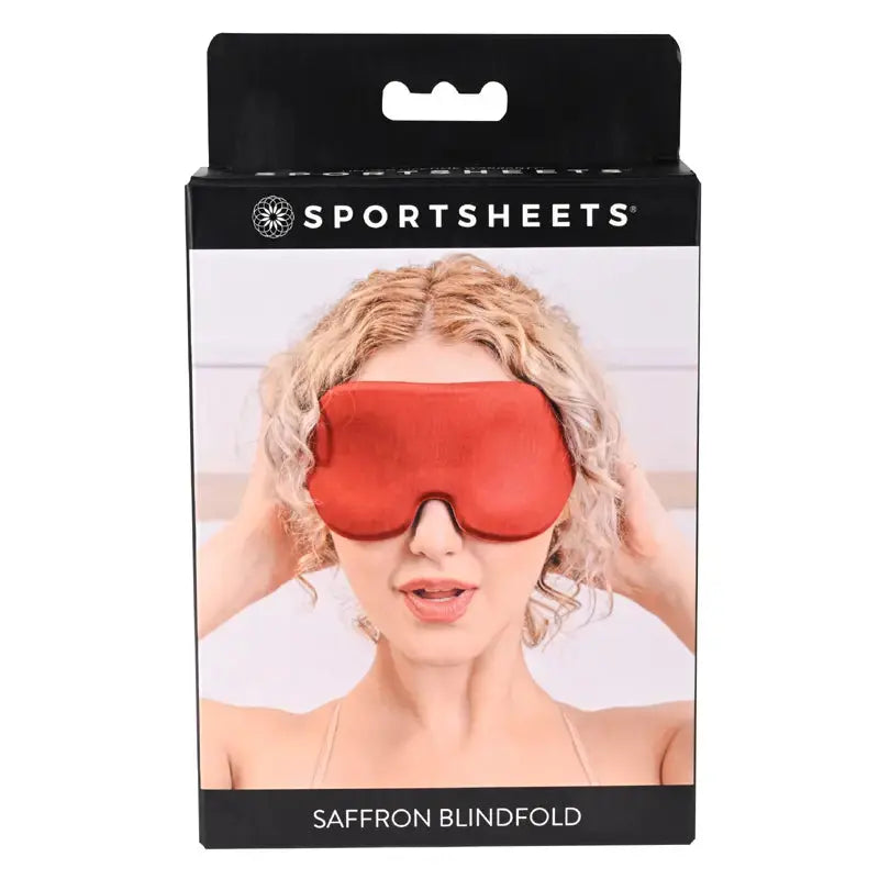 Comfortable High Quality Padded Sex Blindfold Saffron Blindfold  Blindfold