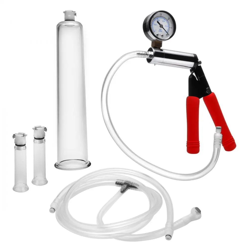 Complete Penis Pump Kit Super Deluxe Pumping Kit  Enlargement Gear and Pumps