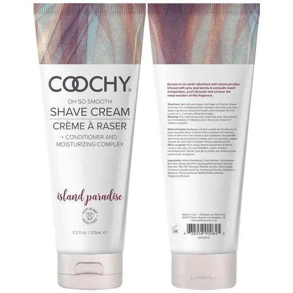 Coochy Cream - Island Paradise 7.2oz  Lubes, Lotions and Accessories