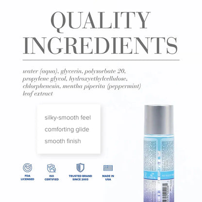 Cooling Lube JO H2O Cooling Lubricant 2 fl oz  Water-Based Lube