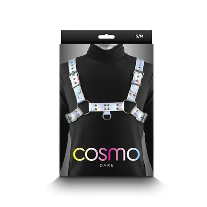 Cosmo Harness Dare - Iridescent Bondage Chest Harness (M/L)  Harnesses