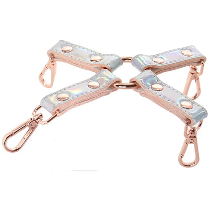 Cosmo Iridescent Bondage Hogtie - Iridescent Rainbow Hogtie Restraints  Hogtie Restraints