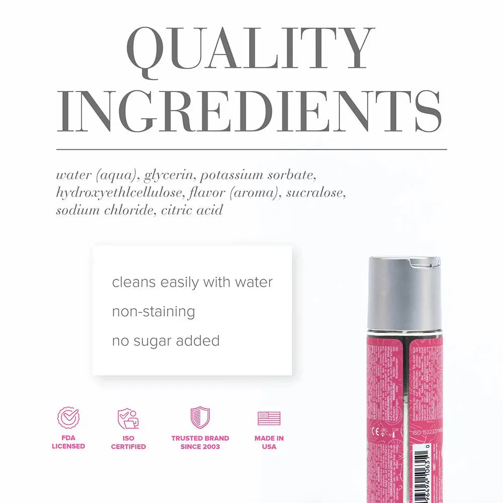 Cotton Candy Lube Flavored Water-Based Lubricant 2 oz. - JO Candy Shop  Flavored Lube