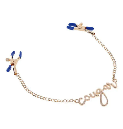 Cougar Nipple Clamps BDSM Sex Toy Nipple Torture  BDSM