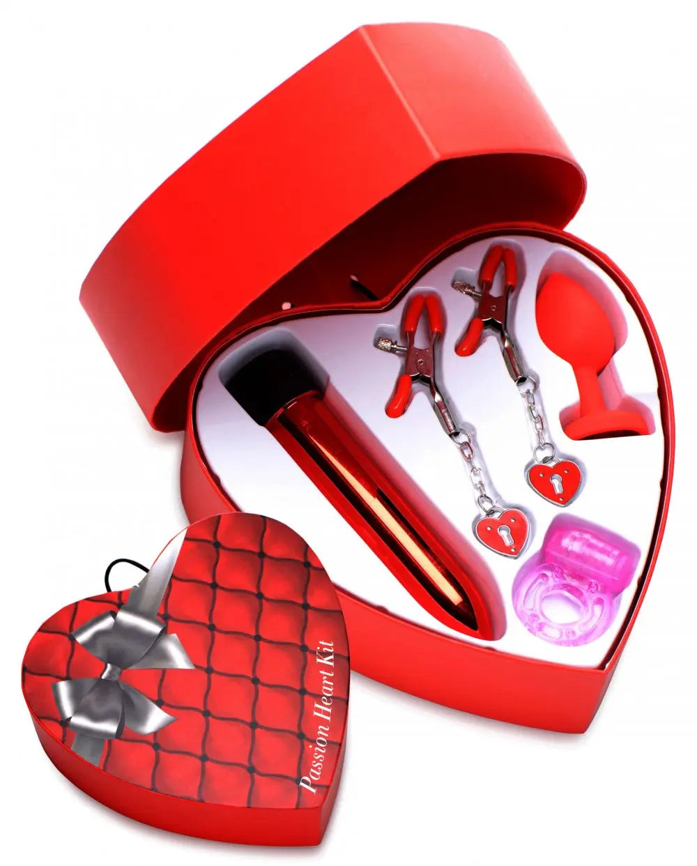 Couples Sex Toy Kit - Passion Heart Gift Set  Vibrator Kits and Accessories