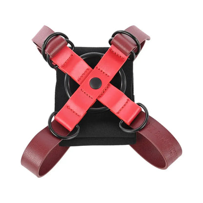 Cross Cuffs - Red Bondage Cuffs Sportsheets Sex and Mischief  Fetish - Cuffs & Restraints
