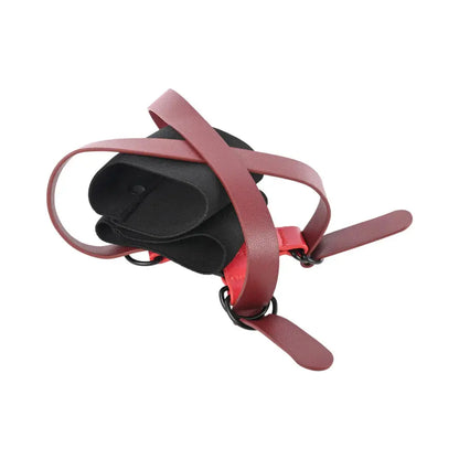 Cross Cuffs - Red Bondage Cuffs Sportsheets Sex and Mischief  Fetish - Cuffs & Restraints