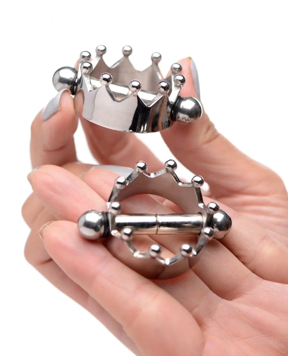 Crowned Magnetic Nipple Clamps  Nipple and Clit Toys