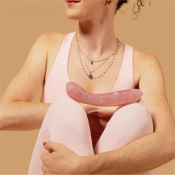 Crystal G Wand - Rose Quartz  Dildos