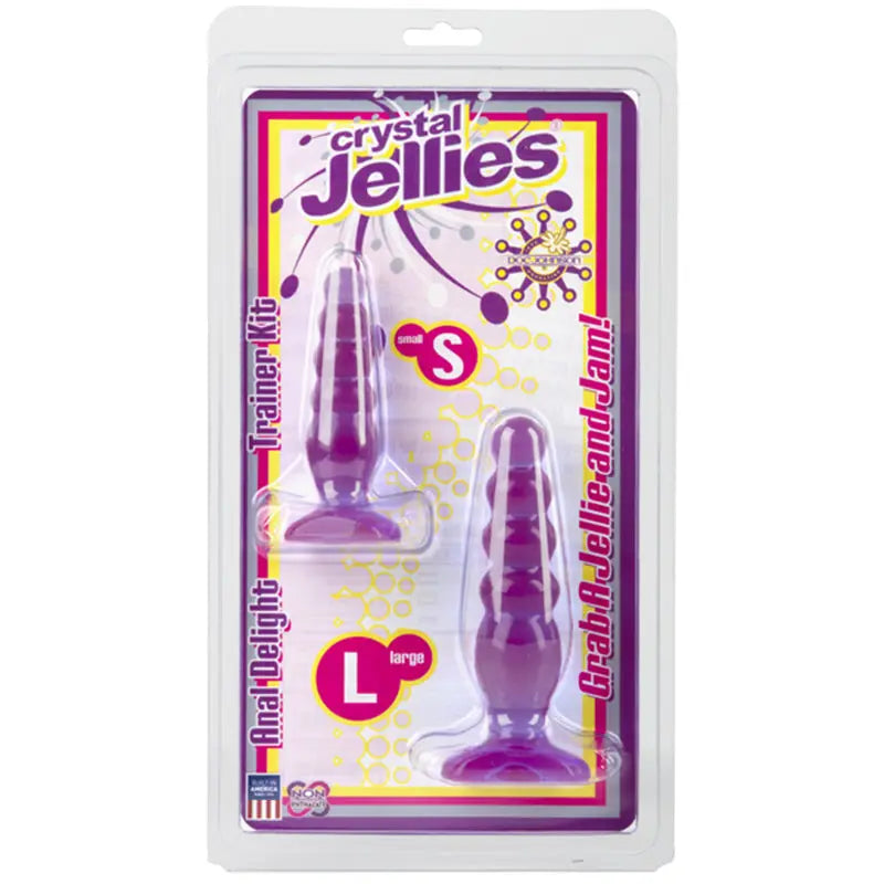 Crystal Jellies - Anal Delight Trainer Kit Purple  Anal - Kits