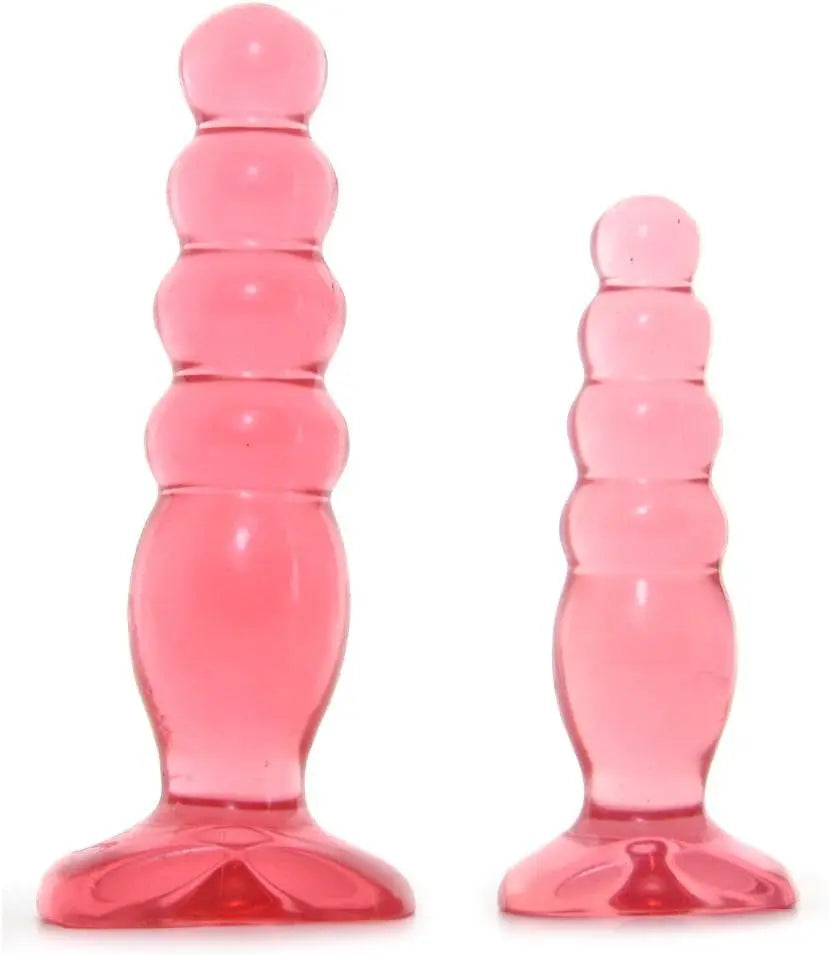 Crystal Jellies - Body Safe Anal Trainer Kit Pink  Anal Training