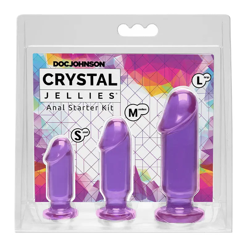 Crystal Jellies – Anal Starter Kit Purple  Anal - Kits