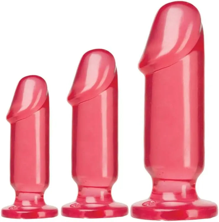 Crystal Jellies – Beginner Anal Training - Anal Starter Kit Pink  Anal - Kits