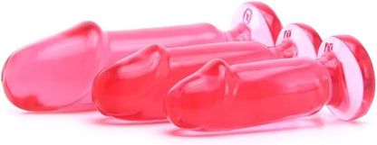 Crystal Jellies – Beginner Anal Training - Anal Starter Kit Pink  Anal - Kits