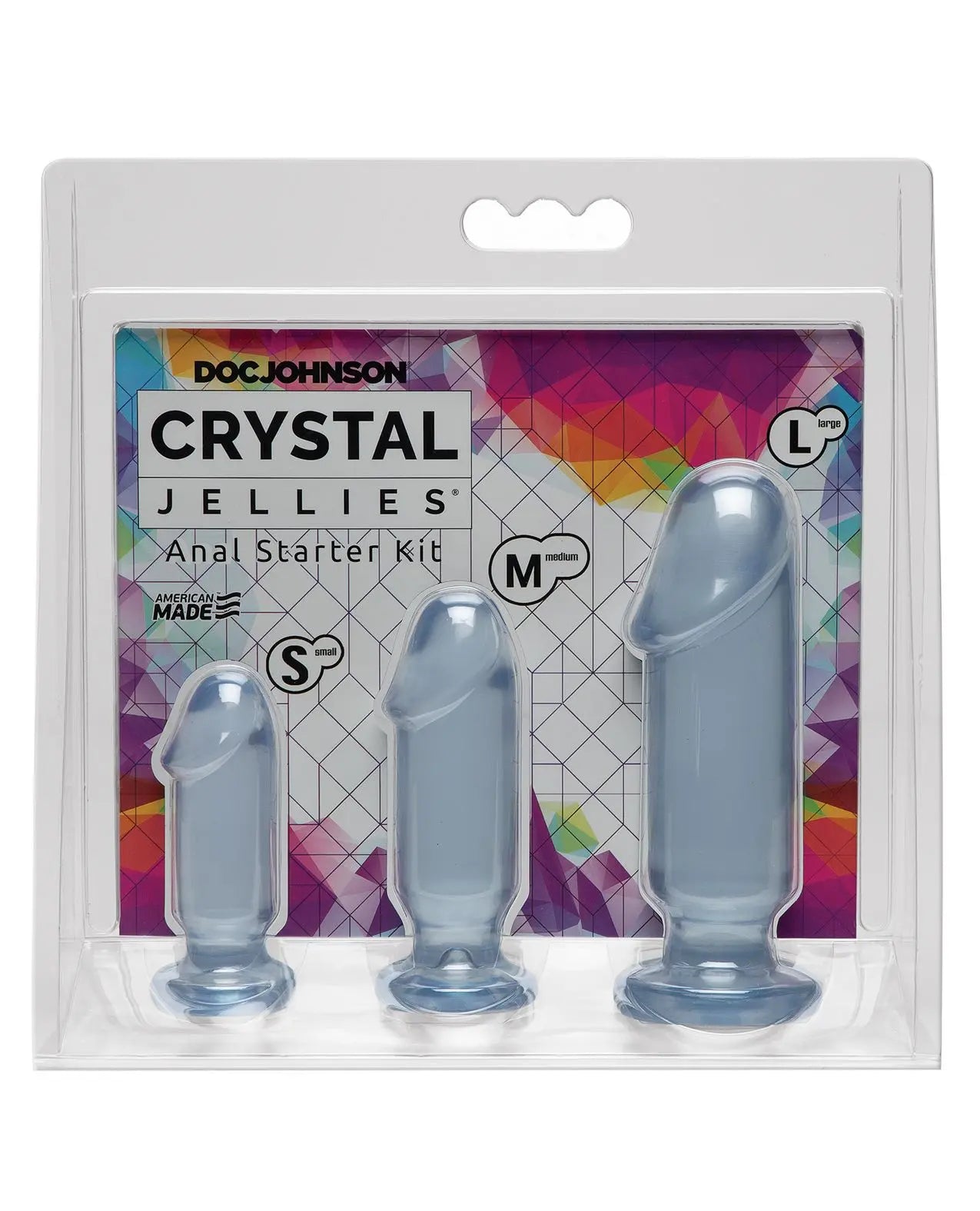 Crystal Jellies – Beginner Anal Training Starter Kit Clear  Anal Training