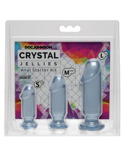Crystal Jellies – Beginner Anal Training Starter Kit Clear  Anal Training