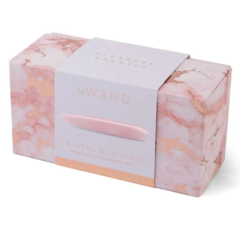 Crystal Slim Wand - Rose Quartz  Dildos