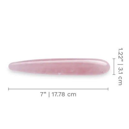Crystal Slim Wand - Rose Quartz  Dildos