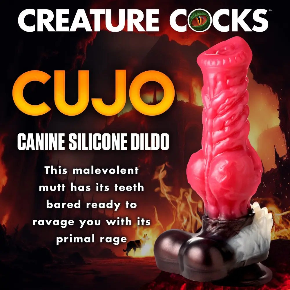 Cujo Canine Silicone Dildo - Large Fantasy Canine Dildo  Fantasy Dildos