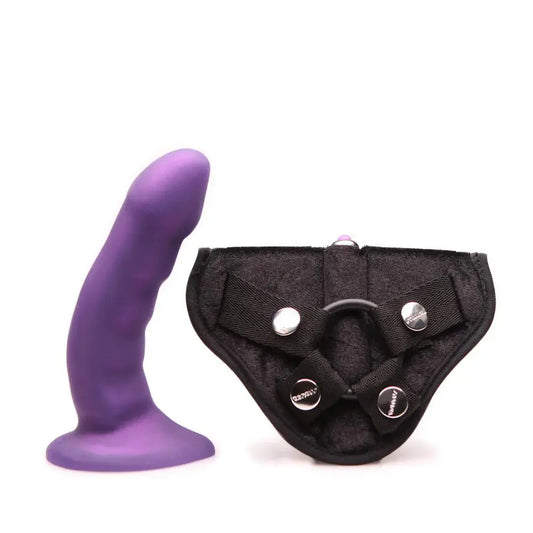 Curved Dildo Pegging Kit Curve Kit Amethyst Medium  Anal