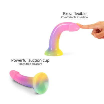 Curved Dildo Sex Toy DILDOLLS - STARGAZER Colorful G-Spot or P-Spot Dildo  Dildos