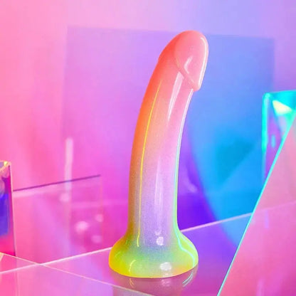 Curved Dildo Sex Toy DILDOLLS - STARGAZER Colorful G-Spot or P-Spot Dildo  Dildos