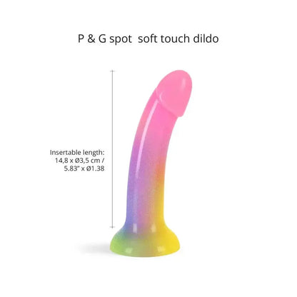 Curved Dildo Sex Toy DILDOLLS - STARGAZER Colorful G-Spot or P-Spot Dildo  Dildos