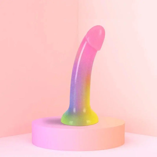 Curved Dildo Sex Toy DILDOLLS - STARGAZER Colorful G-Spot or P-Spot Dildo  Dildos