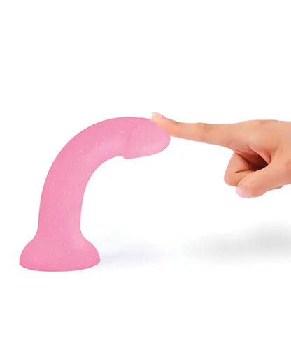 Curved Suction Cup Dildo Sex Toy Dildolls Glitzy G-Spot and P-Spot Soft Touch Dildo  Dildos