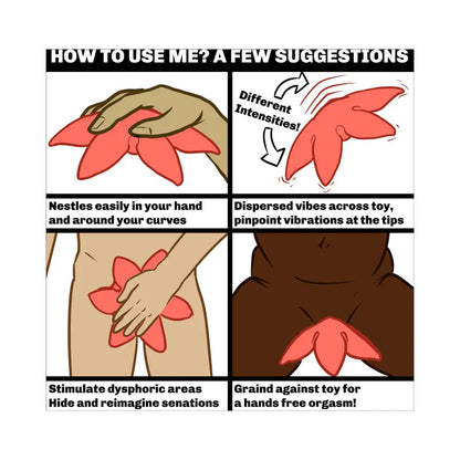 Cute Little Fuckers Starsi Coral Grinding Tribbing Sex Toy  Grinders and Tribbing Toys