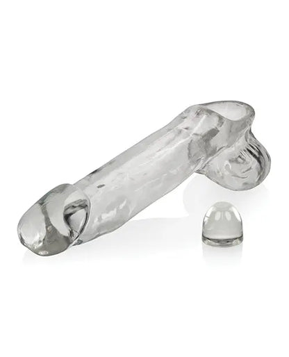 DADDY Hefty Cocksheath Thick Penis Sleeve Sex Toy for Men CLEAR  For Him