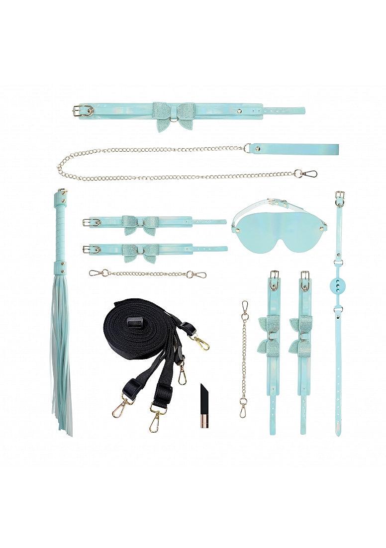 DDLG Bondage Kit Girly Blue BDSM Sub Ouch! Paris Collection - Kit with Bag  Fetish Clothing and Lingerie