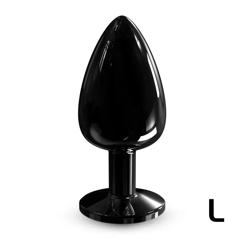 DIAMOND PLUG BLACK L  Anal Plug Sex Toy