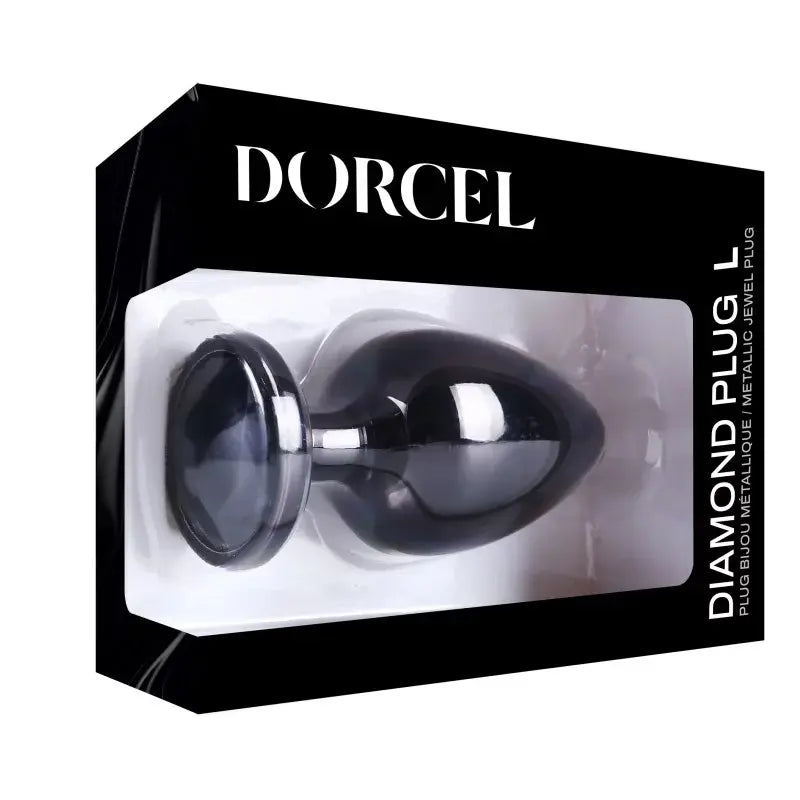 DIAMOND PLUG BLACK L  Anal Plug Sex Toy