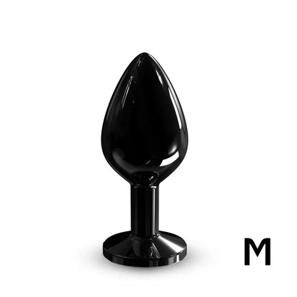 DIAMOND PLUG BLACK M  Anal Plug Sex Toy
