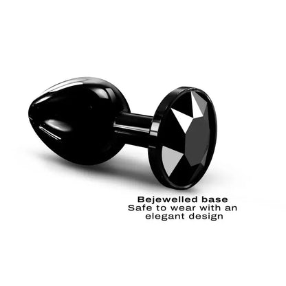 DIAMOND PLUG BLACK M  Anal Plug Sex Toy