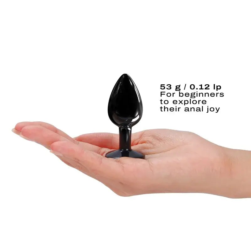 DIAMOND PLUG BLACK S  Anal Plug Sex Toy