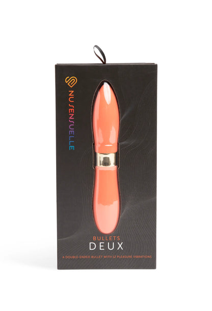 DOUBLE ENDED DEUX BULLET - CORAL  Bullet Vibrators