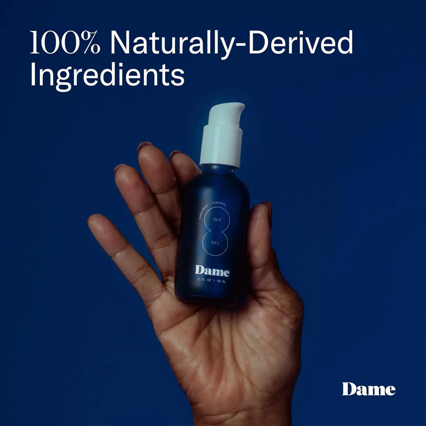 Dame Sex Oil Massage Oil Natural Sandalwood and Cardamom Scent  Lubes, Lotions and Accessories