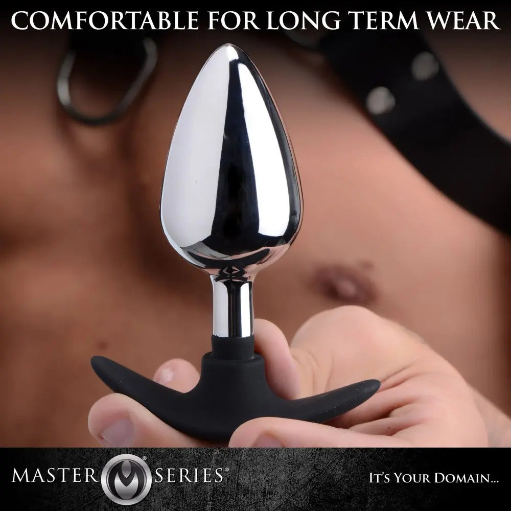 Dark Invader Silicone and Metal Anal Plug Large Weighted Butt Plug  Anal