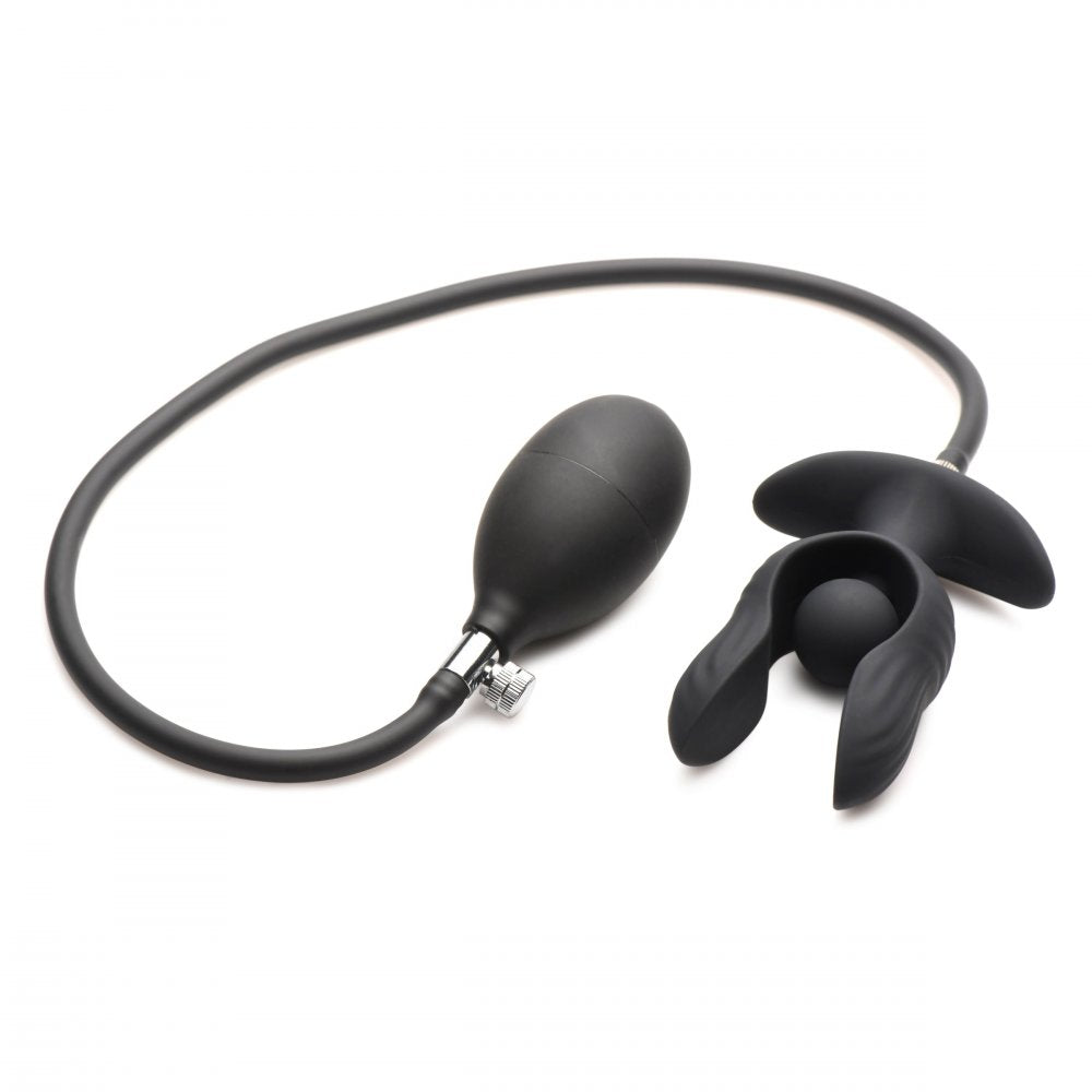 Dark Pearl Vibrating Inflatable Butt Plug  Inflatable Toys