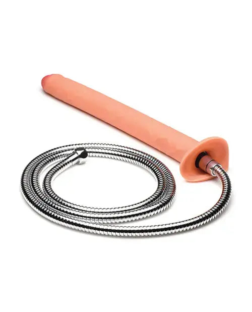 Deep Anal Toy Thick Silicone Enema Hose - 15" Long  Deep Anal Toy