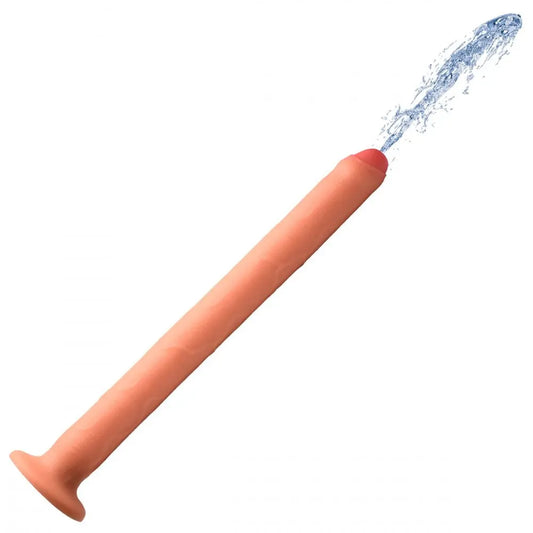 Deep Anal Toy Thick Silicone Enema Hose - 15" Long  Deep Anal Toy