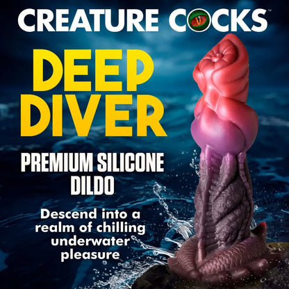 Deep Diver Dildo Silicone Sea Monster Dildo Fantasy Dildos  Fantasy Dildos