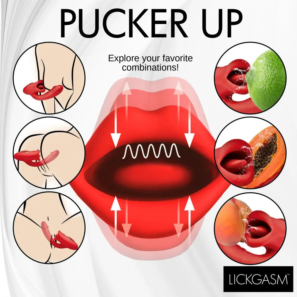 Deep Kiss Silicone Licking Rabbit Vibrator  Licking Vibrator