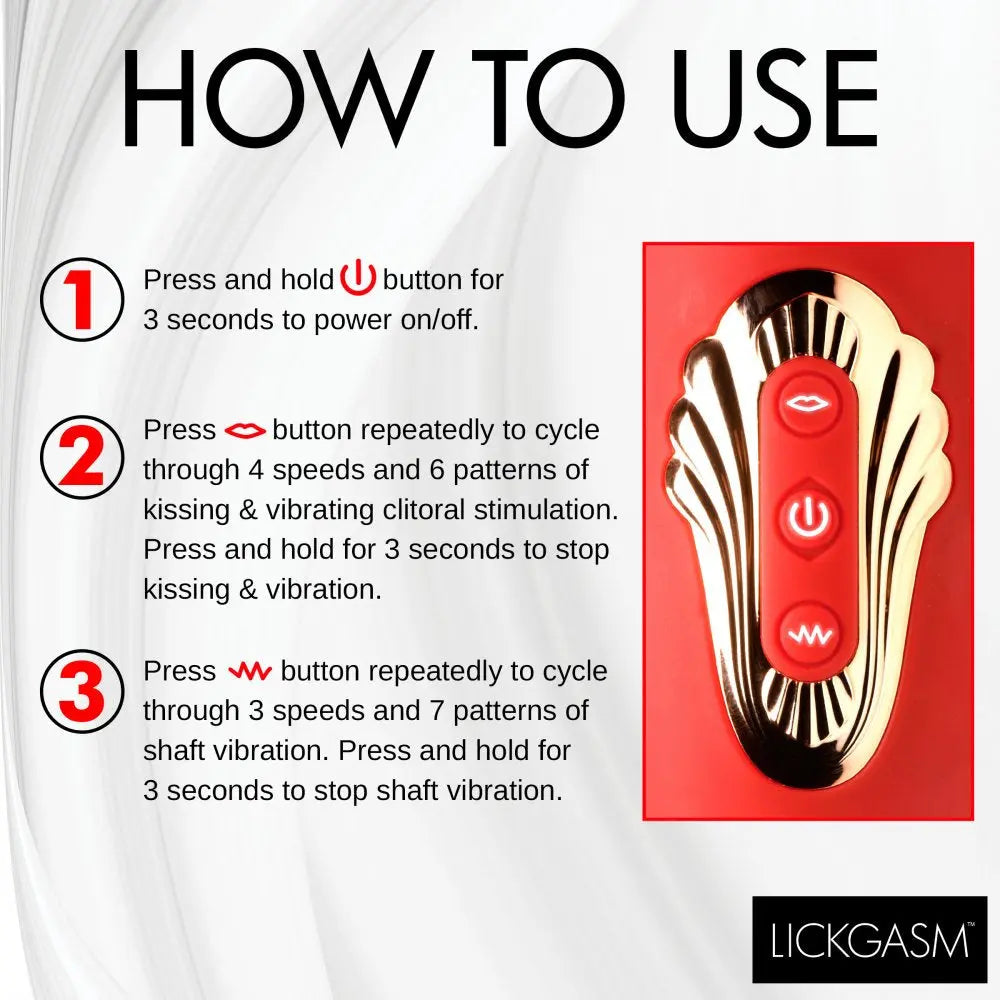 Deep Kiss Silicone Licking Rabbit Vibrator  Licking Vibrator