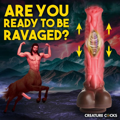 Deluxe Centaur Thrusting and Vibrating Dildo  Fantasy Dildos